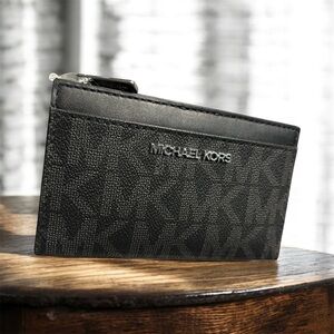 Michael Kors Black Monogram Wallet NWT